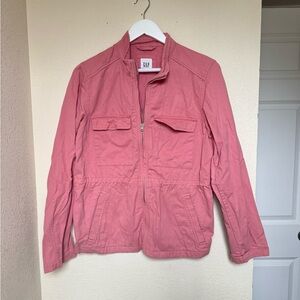 GAP Women's Pink Utility Jacket